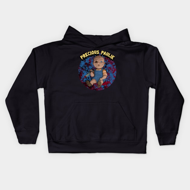 Precious Paulie Graphic Kids Hoodie by CTJFDesigns